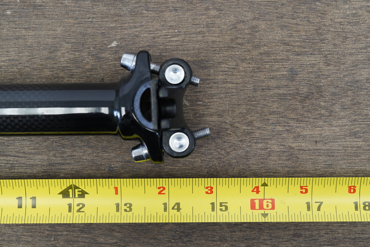 27.2mm Carbon 0 Setback Road Seatpost 225g