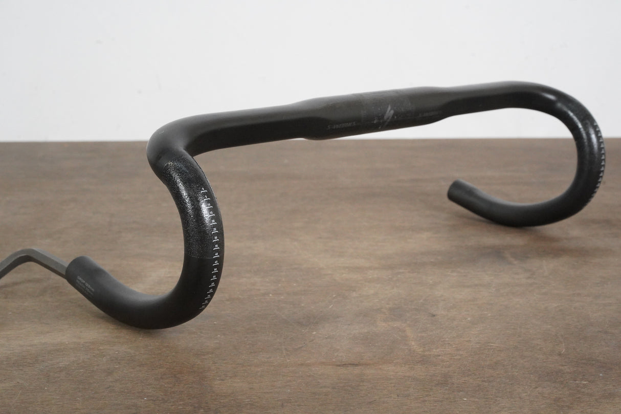 42cm Specialized S-WORKS Shallow Bend Carbon Compact Road Handlebar 31.8mm