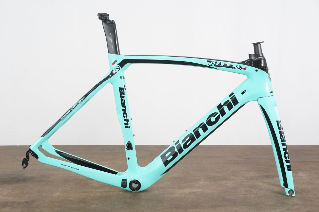 55cm Bianchi Oltre XR4 Carbon Aero Rim Brake Road Frameset