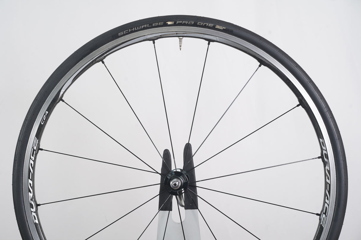 Shimano Dura-Ace WH-9000 C24 Carbon Clincher Rim Brake Wheelset 11 Speed