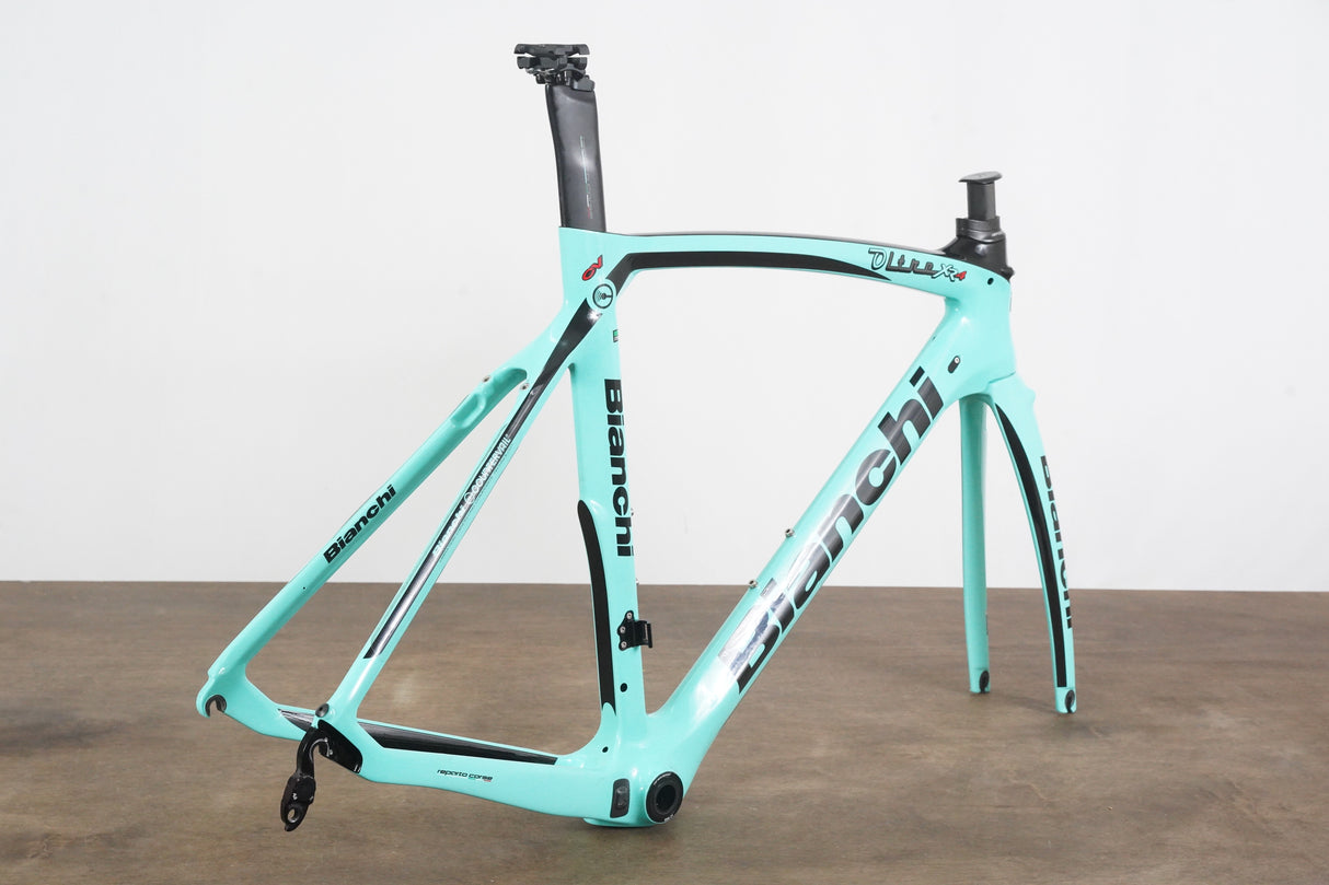 55cm Bianchi Oltre XR4 Carbon Aero Rim Brake Road Frameset