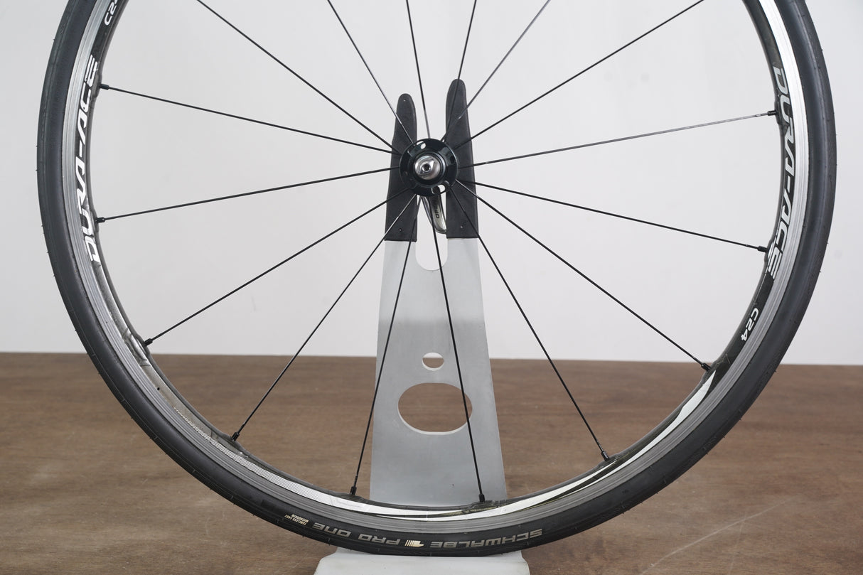 Shimano Dura-Ace WH-9000 C24 Carbon Clincher Rim Brake Wheelset 11 Speed