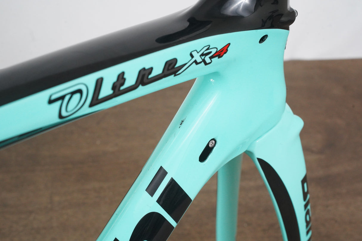 55cm Bianchi Oltre XR4 Carbon Aero Rim Brake Road Frameset