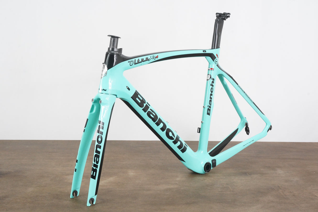 55cm Bianchi Oltre XR4 Carbon Aero Rim Brake Road Frameset