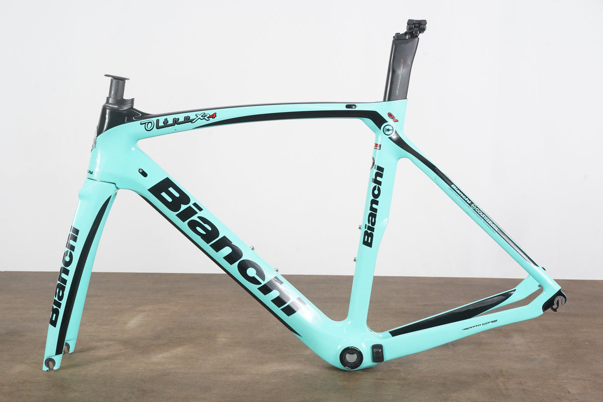 55cm Bianchi Oltre XR4 Carbon Aero Rim Brake Road Frameset