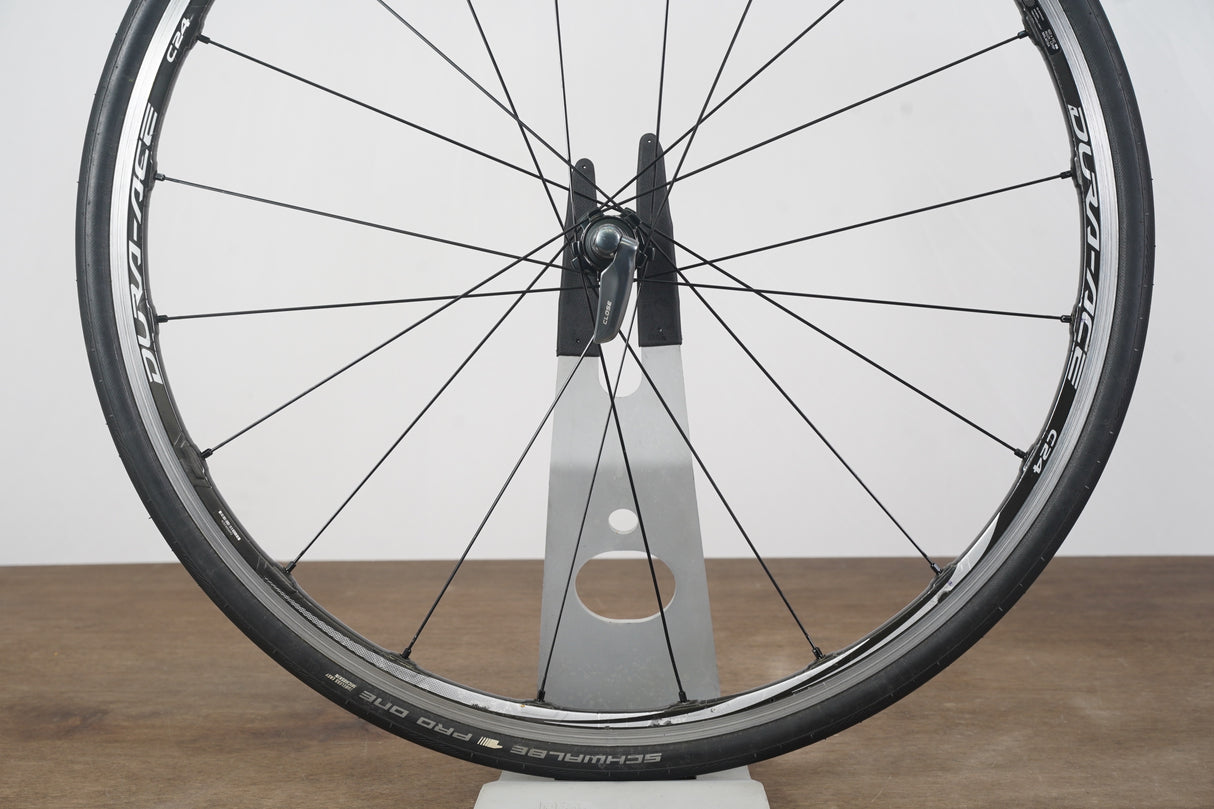 Shimano Dura-Ace WH-9000 C24 Carbon Clincher Rim Brake Wheelset 11 Speed