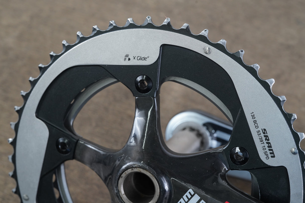 170mm 53/39T GXP SRAM Red 10 Speed Carbon Crankset 680g