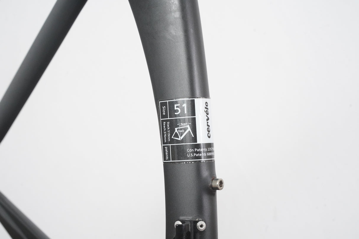 51cm Cervelo S5 Carbon Aero Rim Brake Road Frameset