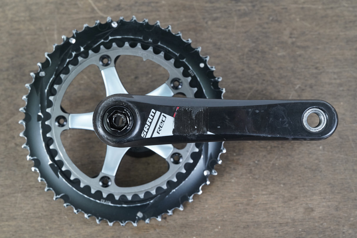 170mm 53/39T GXP SRAM Red 10 Speed Carbon Crankset 680g