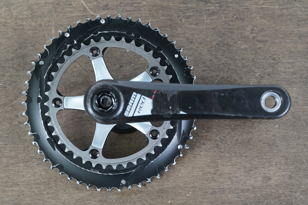 170mm 53/39T GXP SRAM Red 10 Speed Carbon Crankset 680g