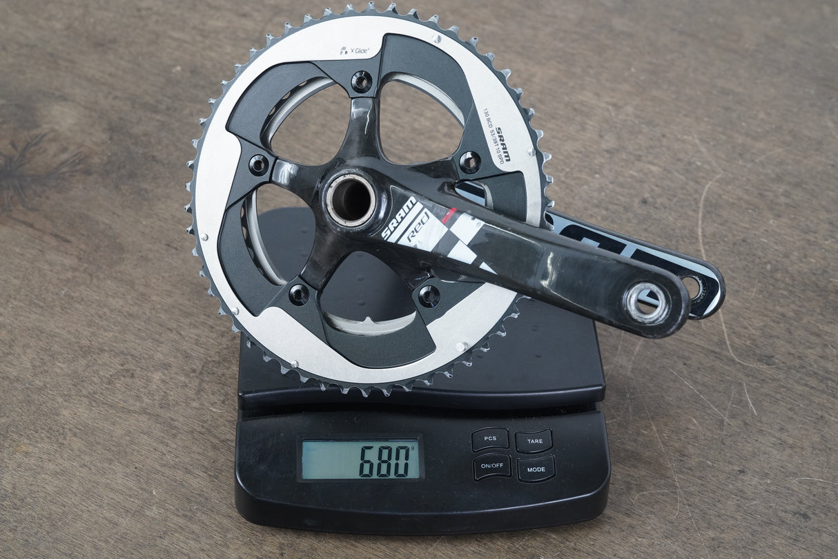 170mm 53/39T GXP SRAM Red 10 Speed Carbon Crankset 680g