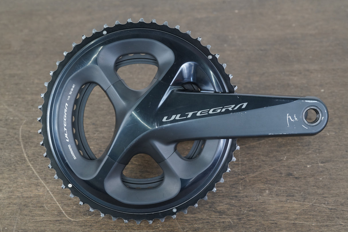 172.5mm 52/36T Shimano Ultegra FC-R8000 Stages Power Meter Crankset 8000 702g