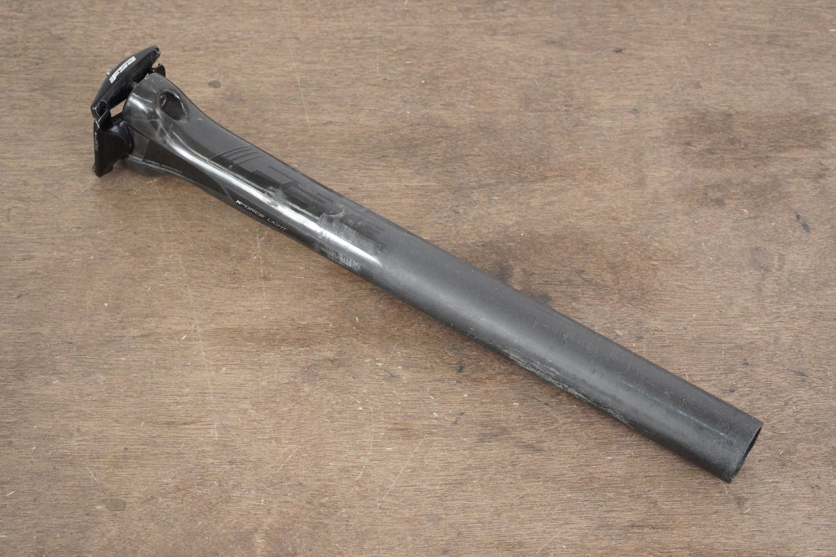 31.6mm FSA K-Force Light Carbon 0 Setback Road Seatpost