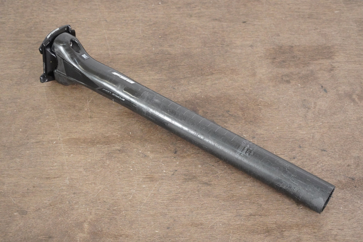 31.6mm FSA K-Force Light Carbon 0 Setback Road Seatpost