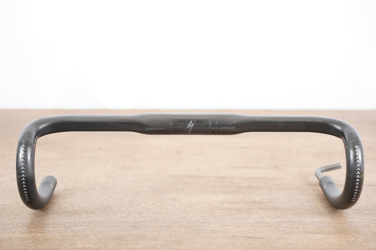 44cm Specialized S-WORKS Shallow Bend Carbon Compact Road Handlebar 31.8mm