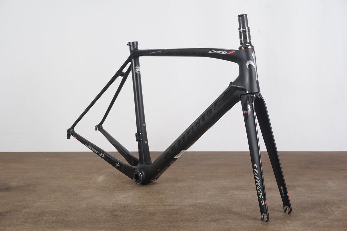 L (Large) Wilier Triestina Zero 7 Carbon Rim Brake Road Frameset Zero.7