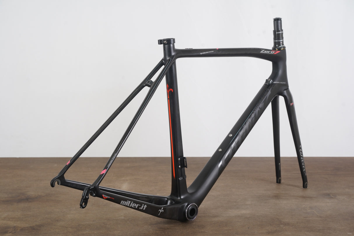 L (Large) Wilier Triestina Zero 7 Carbon Rim Brake Road Frameset Zero.7