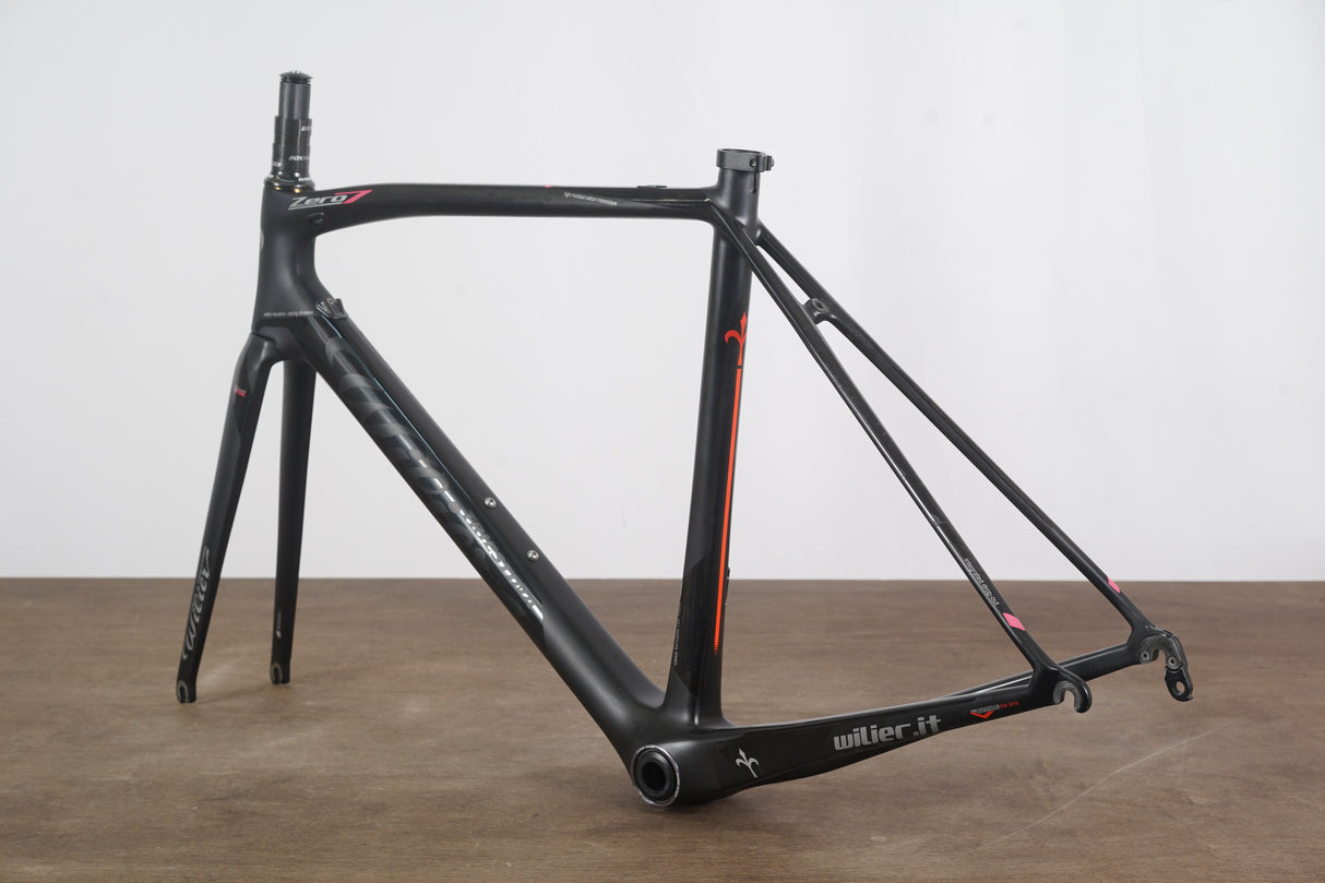 L (Large) Wilier Triestina Zero 7 Carbon Rim Brake Road Frameset Zero.7