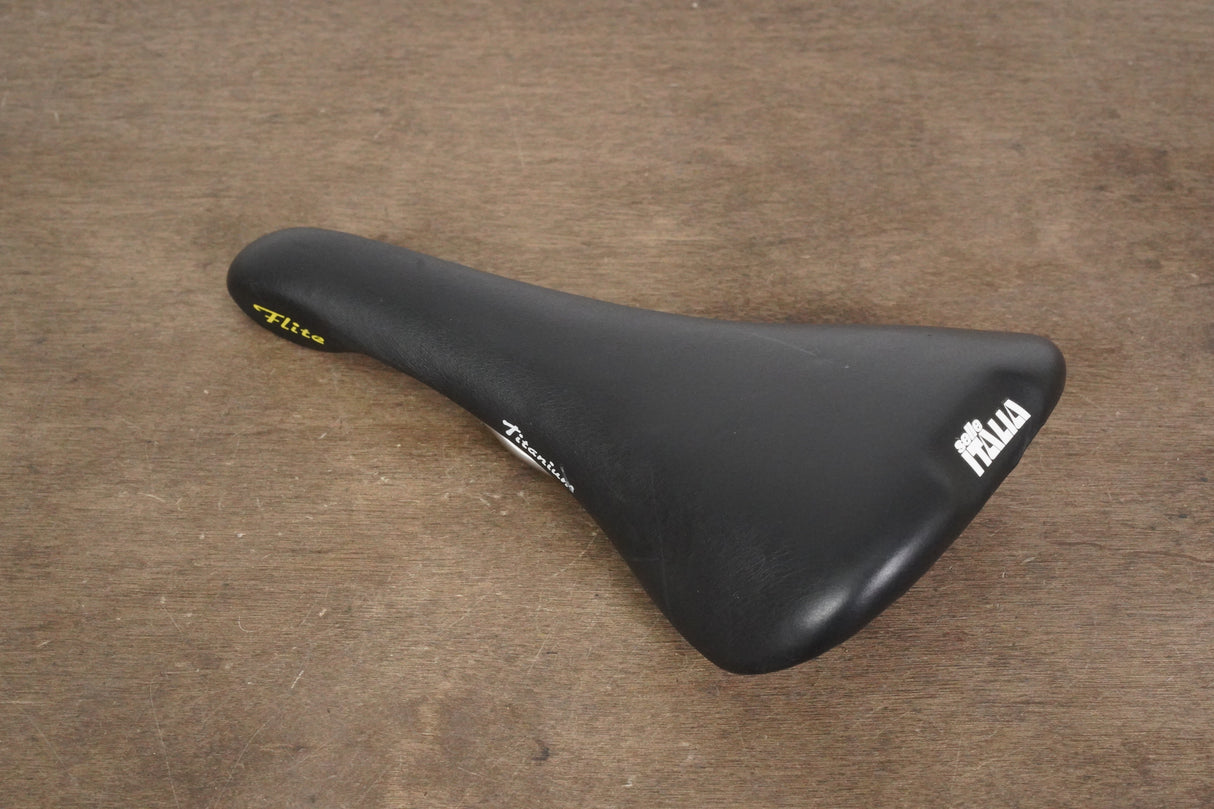 140mm Selle Italia Flite Titanium Rail Road Saddle 224g