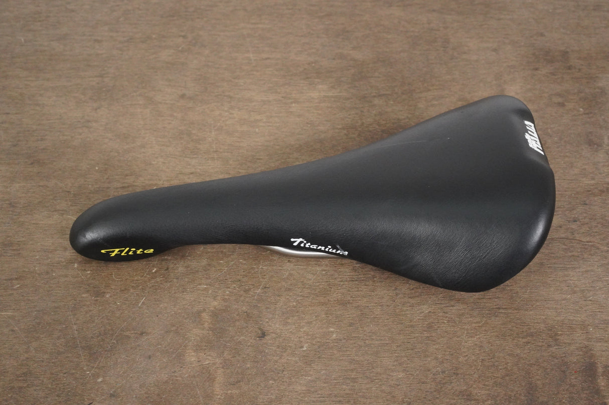 140mm Selle Italia Flite Titanium Rail Road Saddle 224g