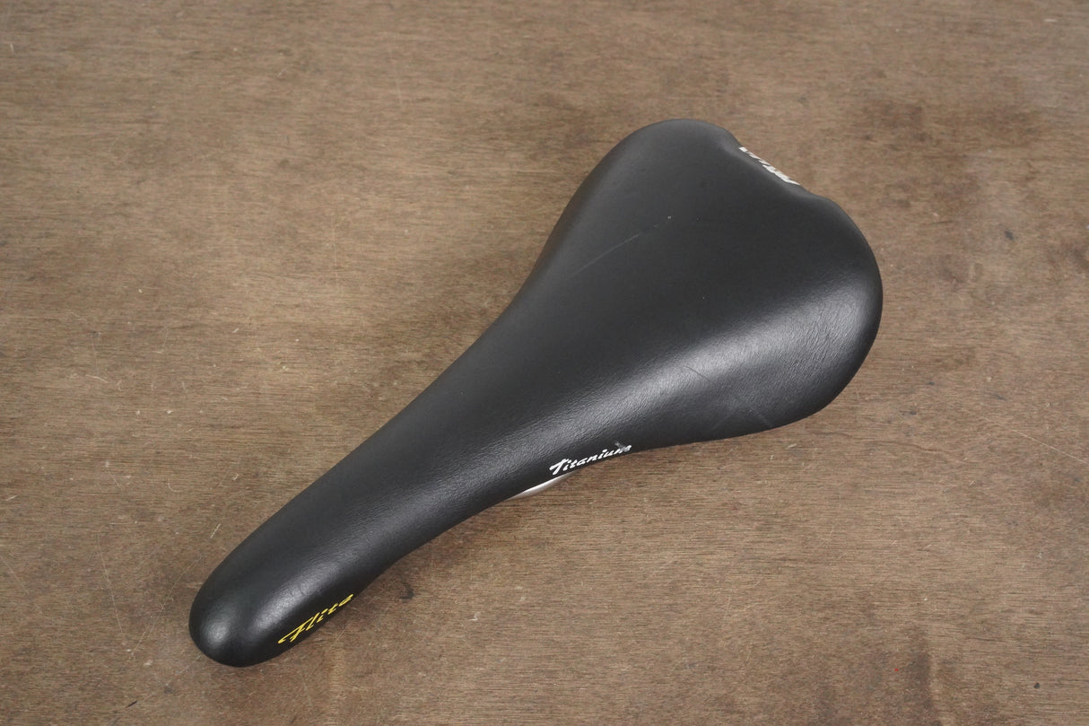 140mm Selle Italia Flite Titanium Rail Road Saddle 224g