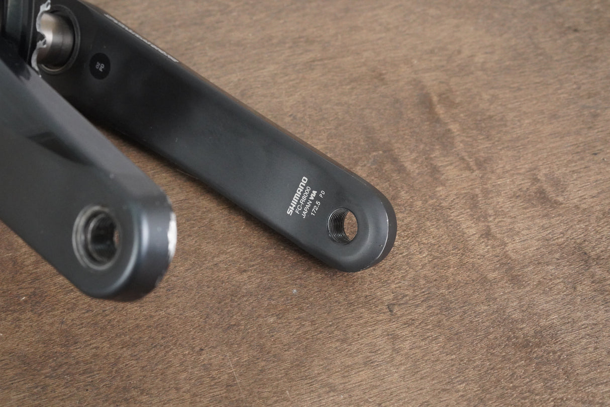 172.5mm 50/34T Shimano Ultegra FC-R8000 11 Speed Crankset 8000