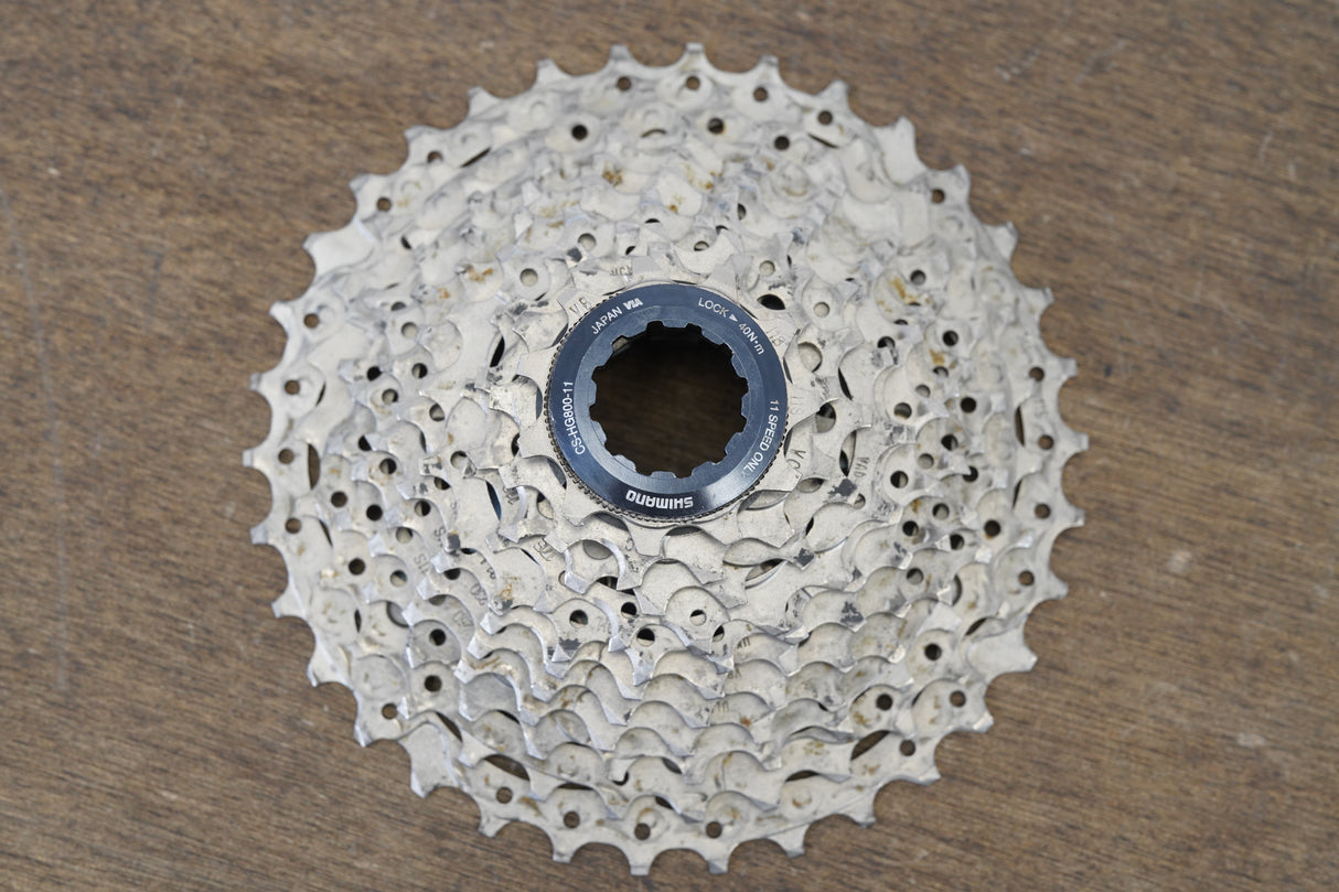 11-34T Shimano Ultegra CS-HG800-11 11 Speed Cassette 337g
