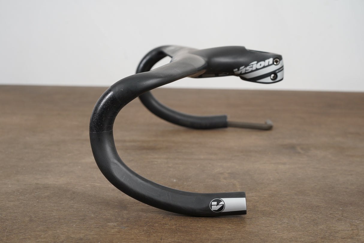 42cm 100mm -6 Degree Vision Metron 5D Integrated Carbon Barstem Handlebar 1 1/8"