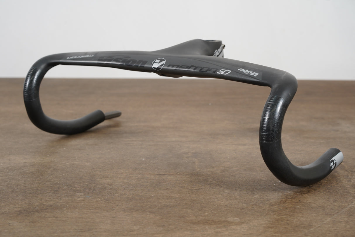 42cm 100mm -6 Degree Vision Metron 5D Integrated Carbon Barstem Handlebar 1 1/8"