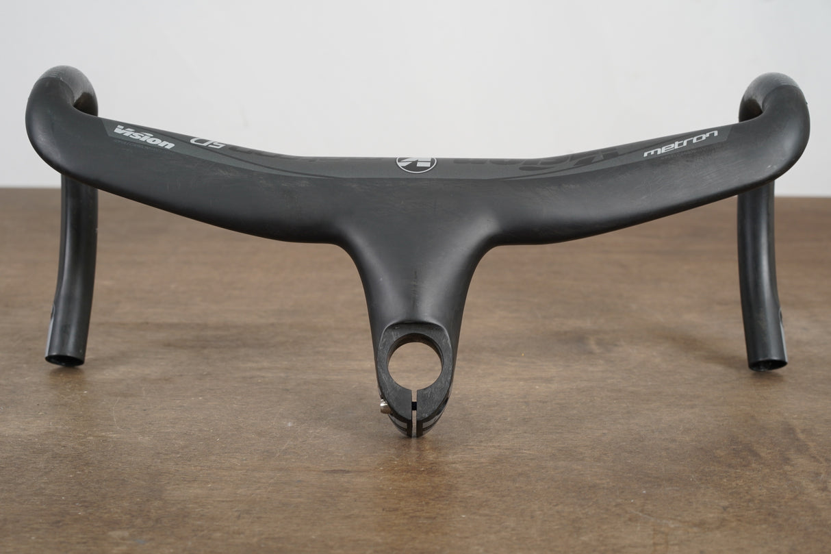 42cm 100mm -6 Degree Vision Metron 5D Integrated Carbon Barstem Handlebar 1 1/8"