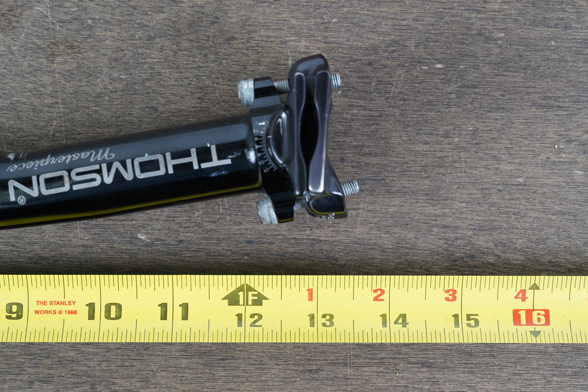 27.2mm Thomson Masterpiece 16mm Setback Alloy Road Seatpost 196g