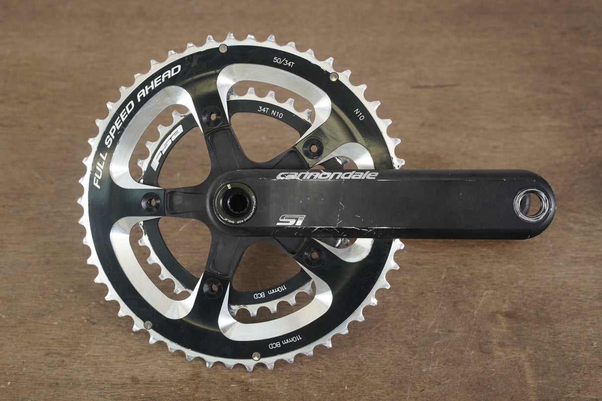 170mm 50/34T BB30 Cannondale Si Hollowgram Road Crankset