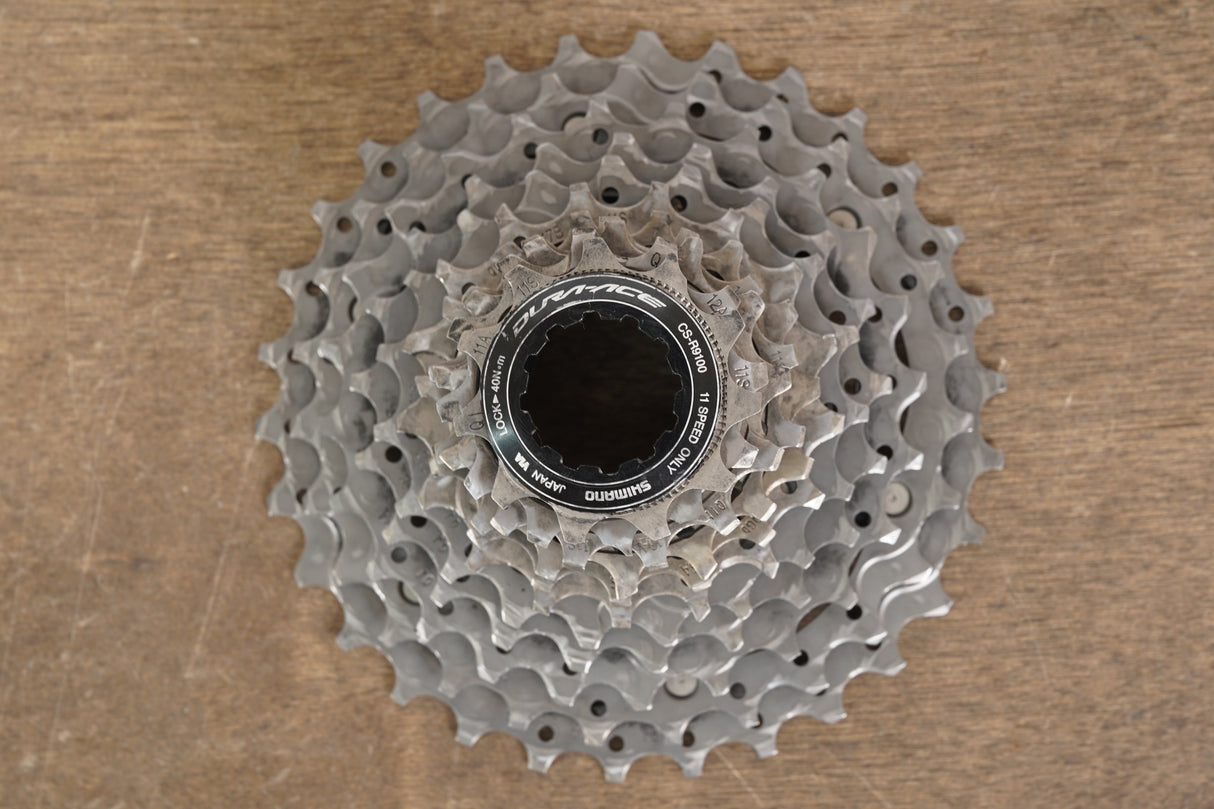 11-30T Shimano Dura-Ace CS-R9100 11 Speed Road Cassette 206g 9100