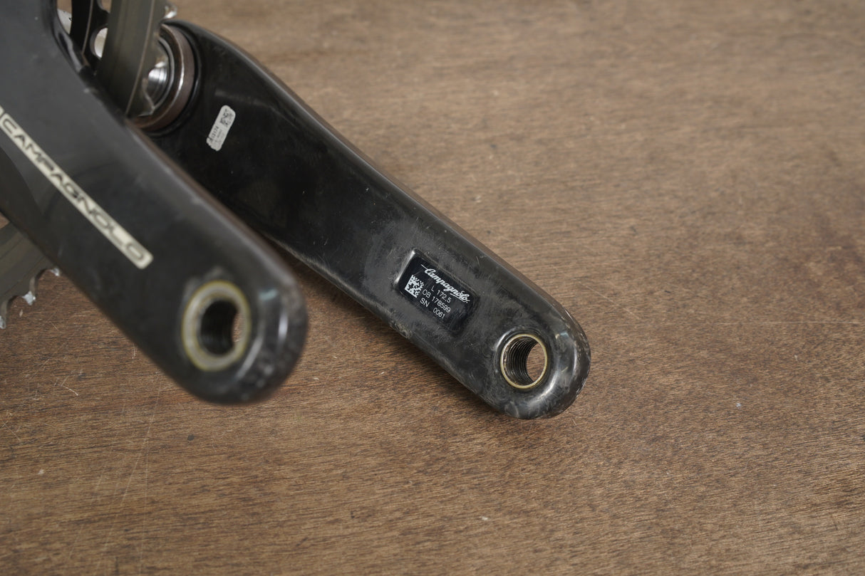172.5mm 50/34T Campagnolo Record 11 Speed Carbon Crankset
