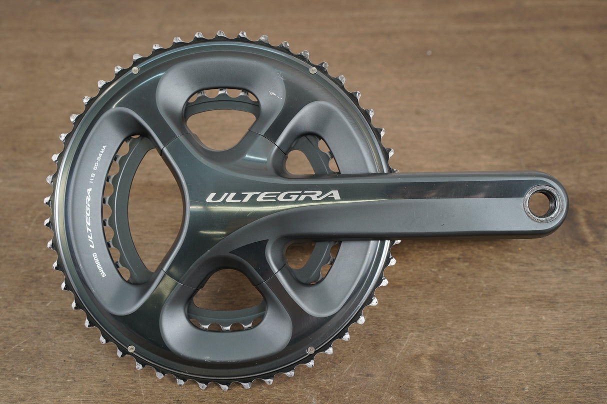 175mm 50/34T Shimano Ultegra FC-6800 11 Speed Stages Power Meter Crankset