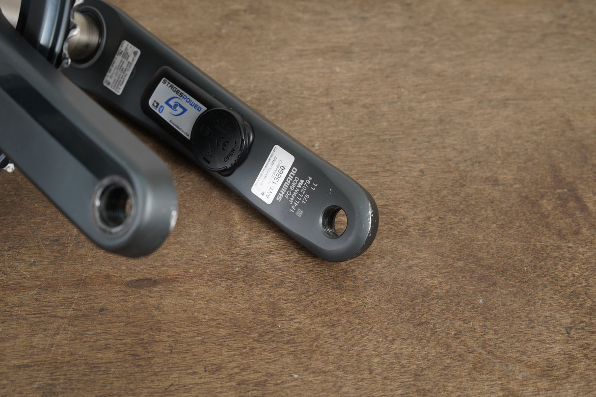 175mm 50/34T Shimano Ultegra FC-6800 11 Speed Stages Power Meter Crankset