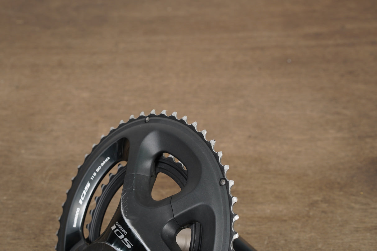 170mm 50/34T Shimano 105 FC-R8000/FC-5800 Stages Power Meter Crankset