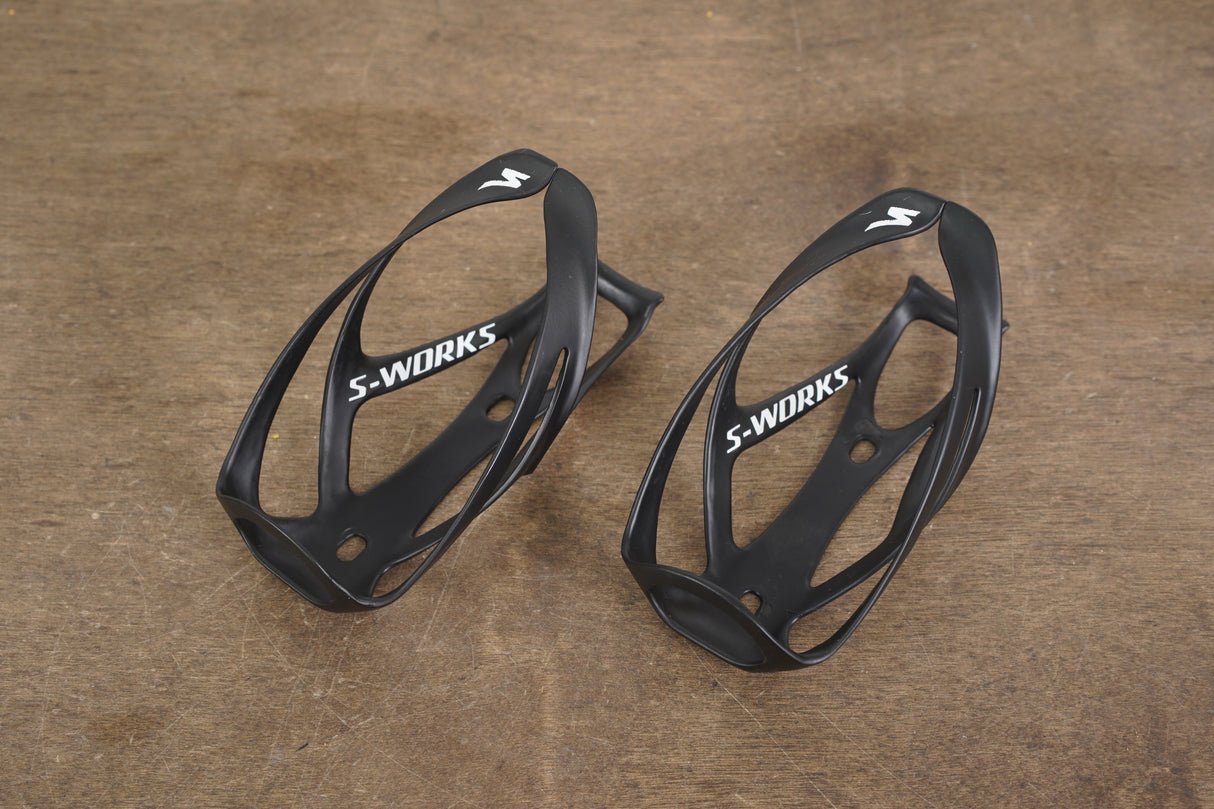 (2) Specialized S-WORKS Rib Cage III Carbon Water Bottle Cages 59g