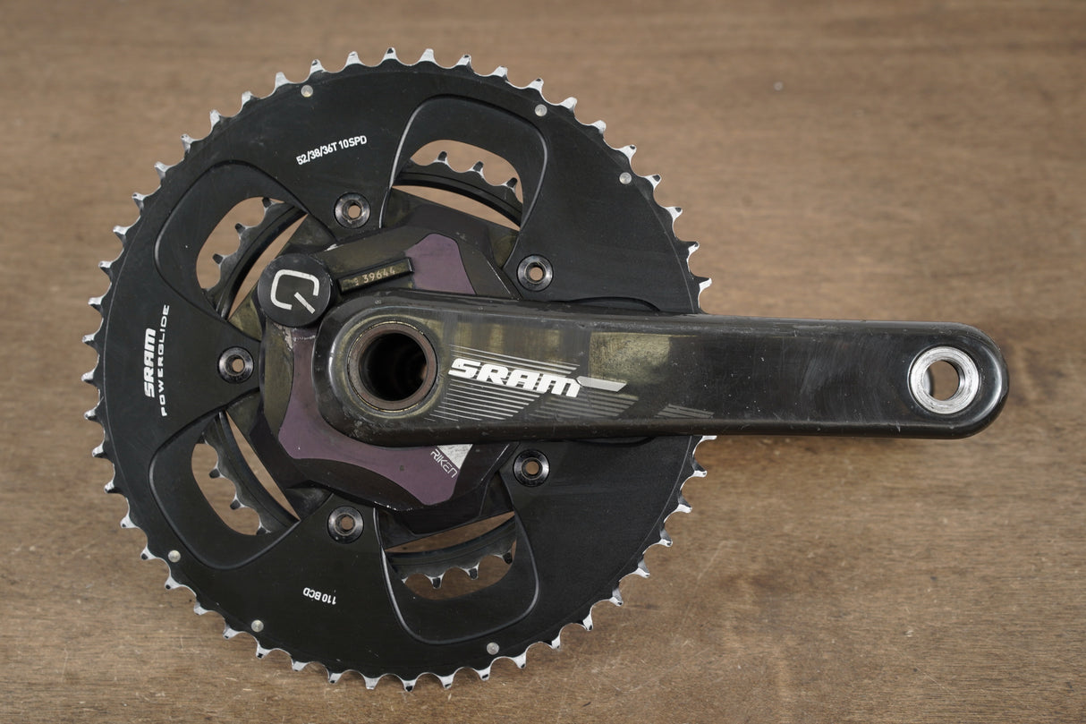 175mm 52/36T GXP SRAM S900 Quarq Riken Carbon Power Meter Road Crankset