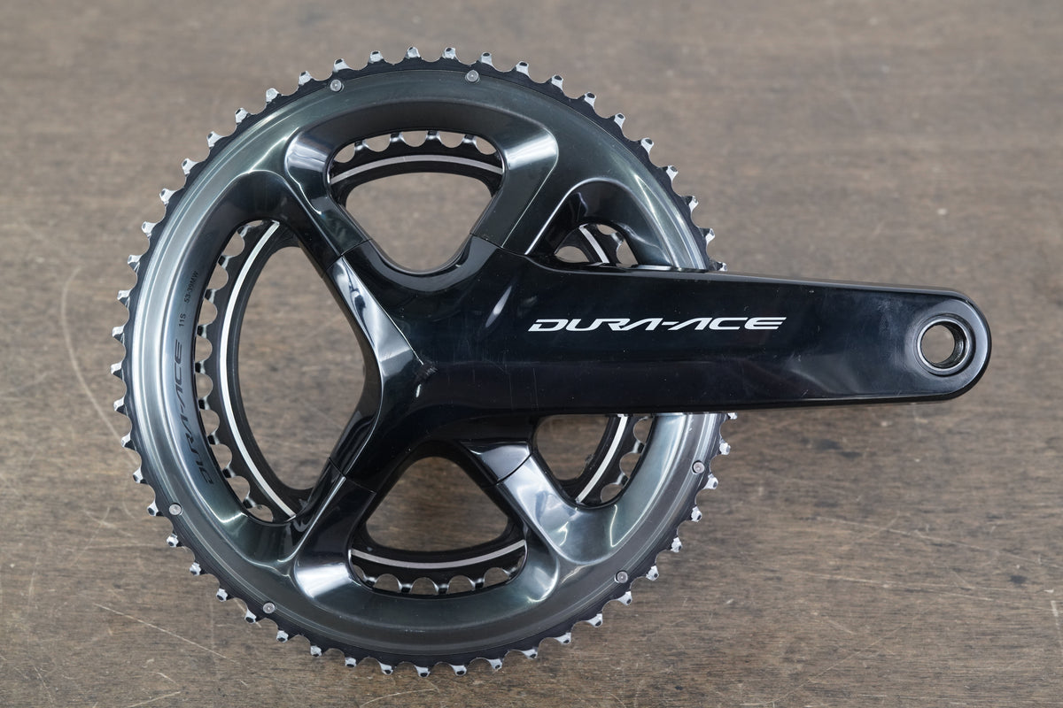 172.5mm 53/39T Shimano Dura-Ace FC-R9100 11 Speed Crankset 9100 637g