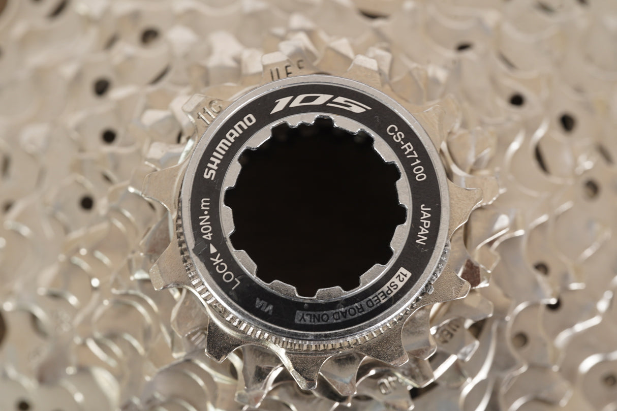 11-34T Shimano 105 CS-R7100 12 Speed Road Cassette 350g