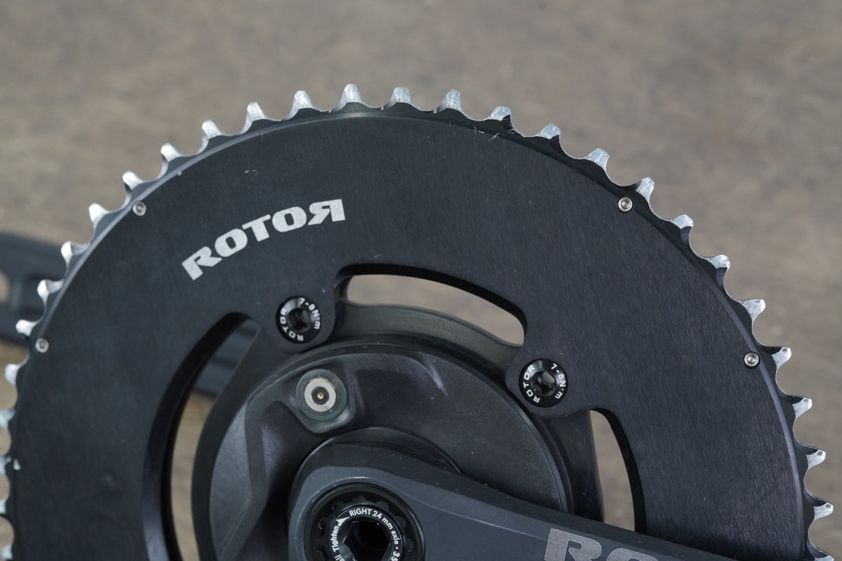 172.5mm 53/39T BB30 Rotor Aldhu INSpider Power Meter Road Crankset + Charger
