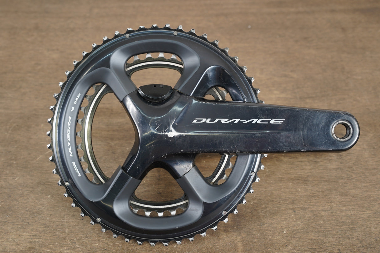 172.5mm 53/39T Shimano Dura Ace FC-R9100-P Dual Power Meter Crankset