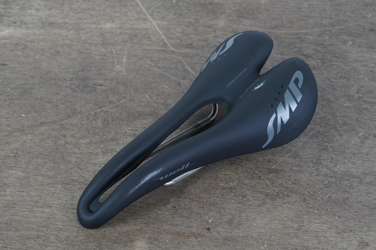 144mm Selle SMP Well Stainless Steel Rail Road Saddle 275g