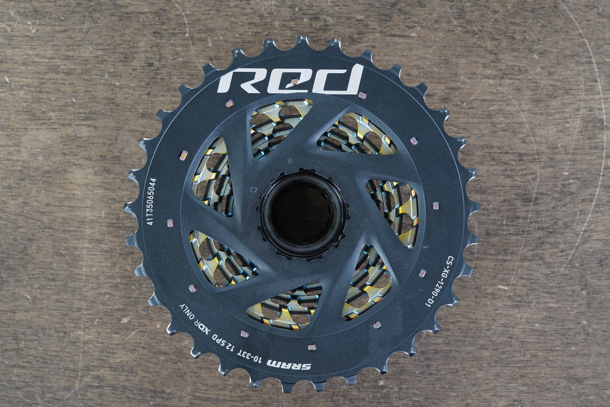 10-33T SRAM Red AXS CS-XG-1290-D1 Rainbow 12 Speed XDR Road Cassette 211g