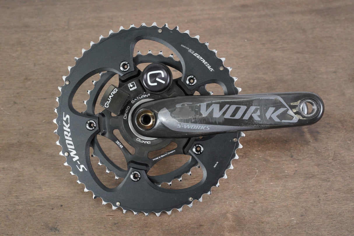 172.5mm 53/38T BB30 Specialized S-WORKS Quarq Power Meter Carbon Crankset