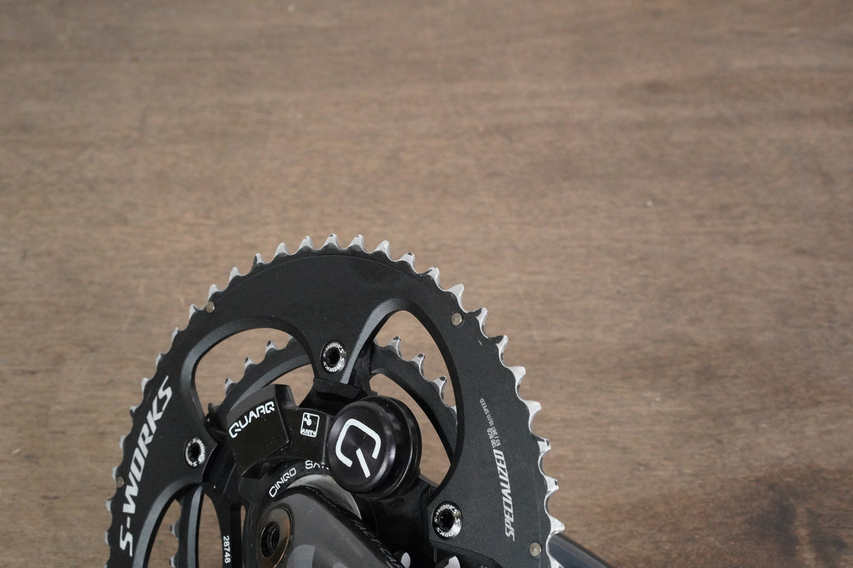172.5mm 53/38T BB30 Specialized S-WORKS Quarq Power Meter Carbon Crankset