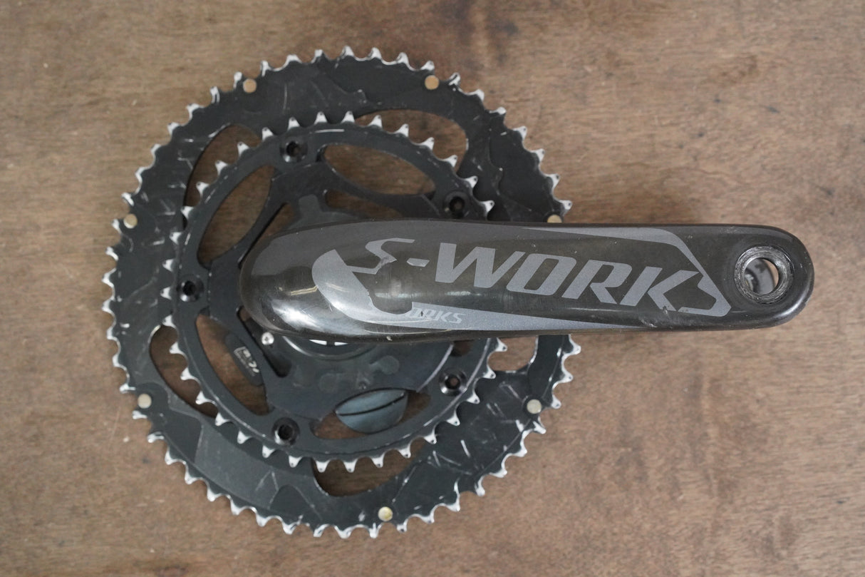 172.5mm 53/38T BB30 Specialized S-WORKS Quarq Power Meter Carbon Crankset