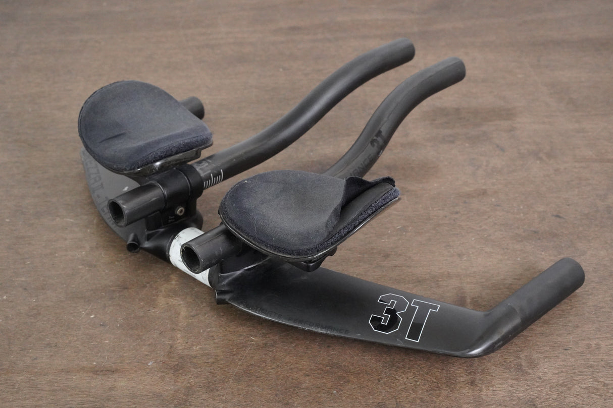 40cm 3T Brezza II Team Carbon Base Bar + Carbon 3T Extensions TT Triathlon Handlebar