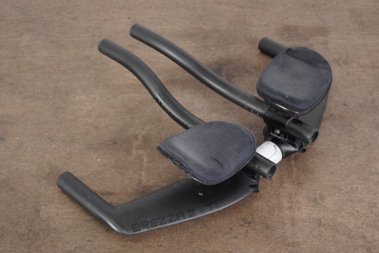 40cm 3T Brezza II Team Carbon Base Bar + Carbon 3T Extensions TT Triathlon Handlebar